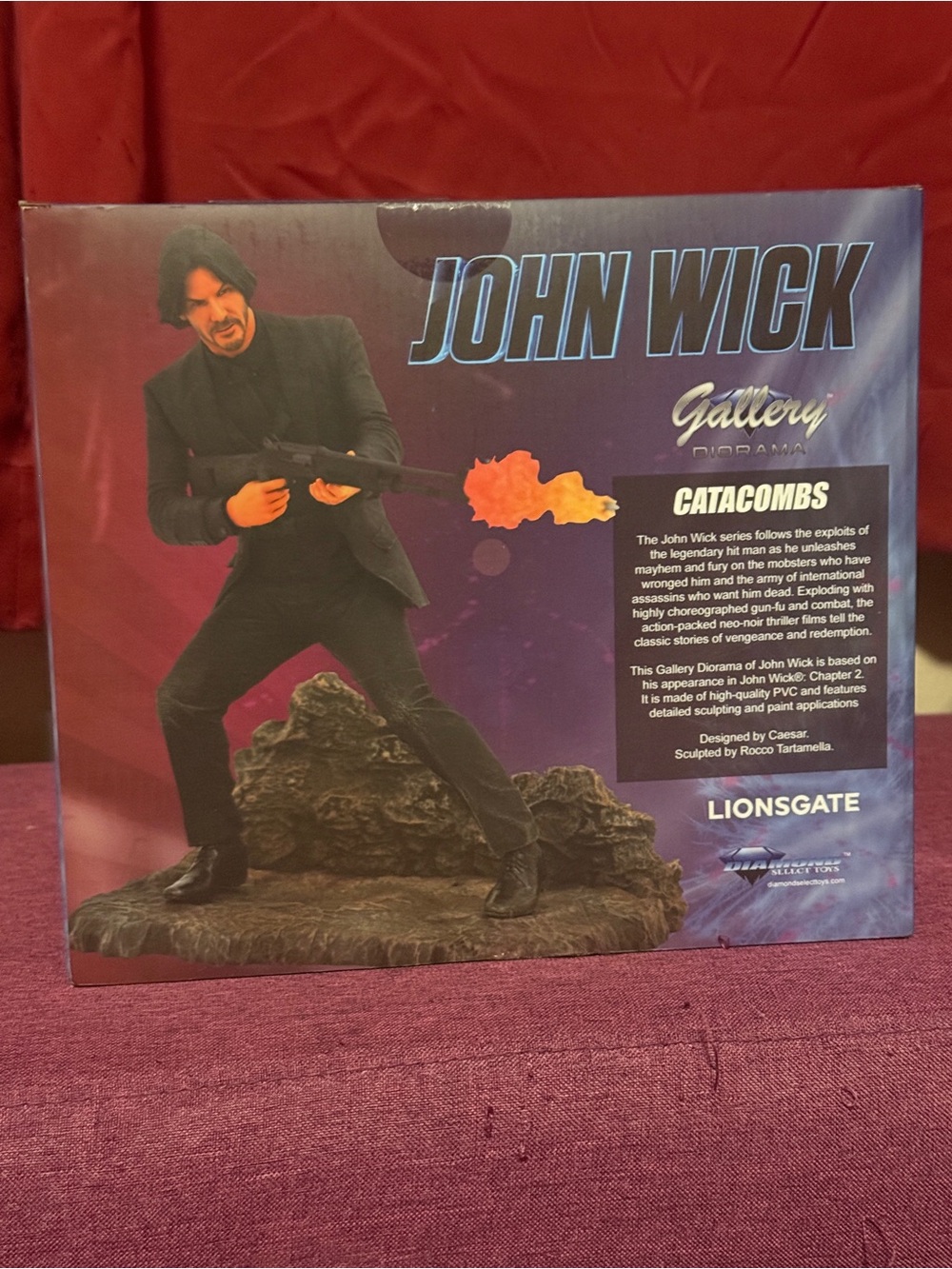 Gallery John Wick Catacombs Collectible Figure in Box NIB - Picture 7 of 12